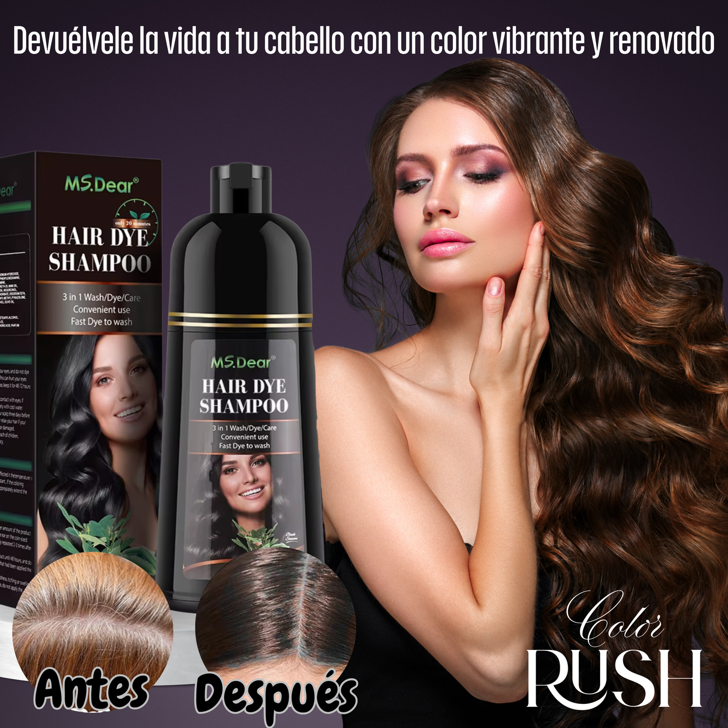 Color Rush| Raíces Perfectas al Instante